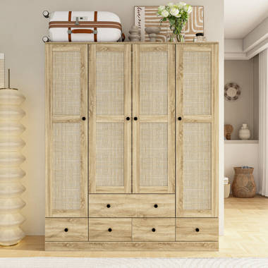 Wood armoire on sale